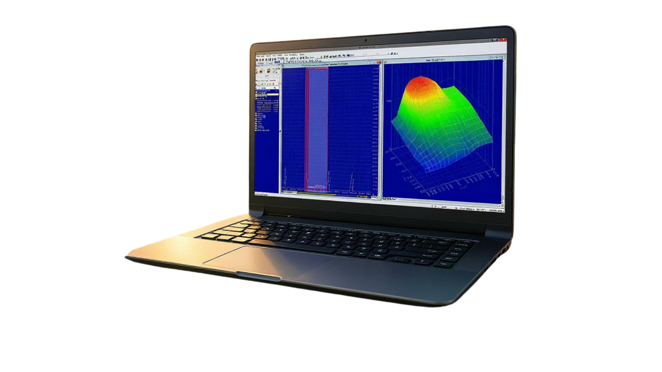 Vista de WinOLS en portátil